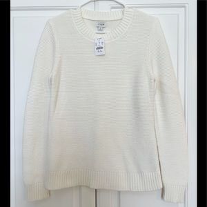 NWT J.Crew Factory Ivory Sweater